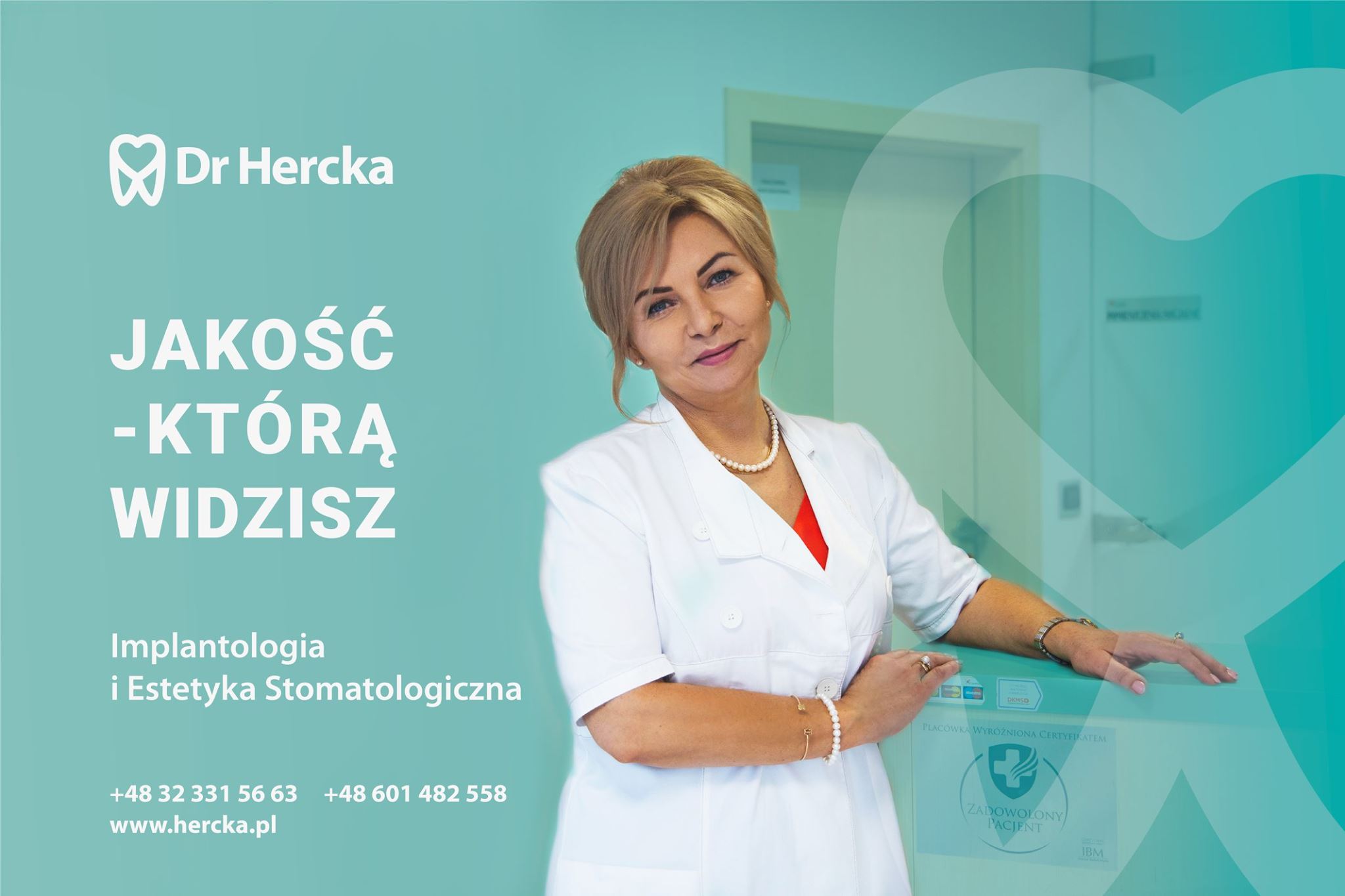Realizacja dla Dr Hercka - stomatolog Gliwice