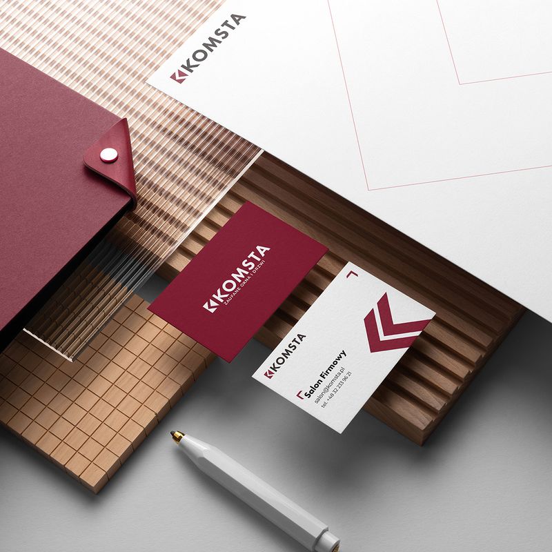 Komsta — branding, materiały firmowe